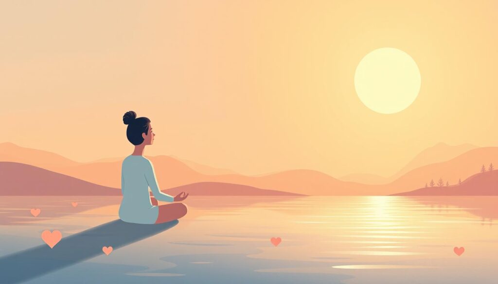 An image representing loving-kindness meditation