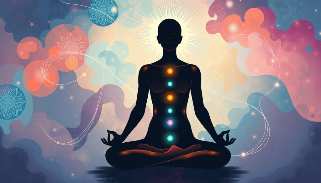 Body scan meditation illustration
